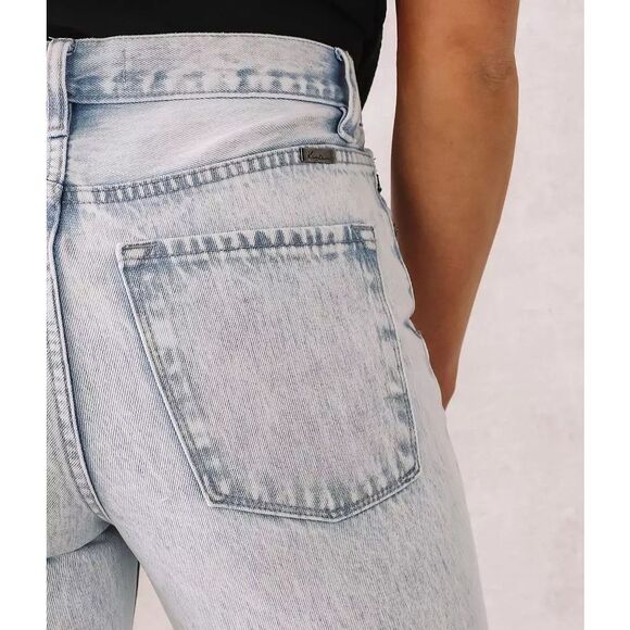 KanCan x Buckle 90's Distressed Boyfriend Jean In Acid Wash Blue Size 7/27 - Picture 3 of 10